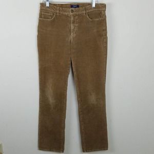 CC - Chaps Bootcut Corduroy Pants Women's Size 6 Solid Brown Stretch Casual